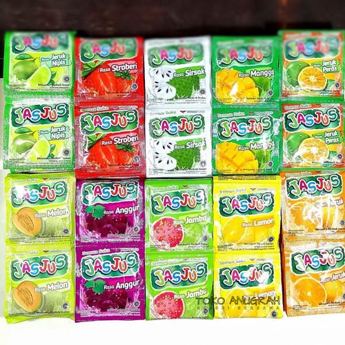 

138 PCS JASJUS MINUMAN SERBUK RASA BUAH UKURAN 7GRAM - POCISHOP88