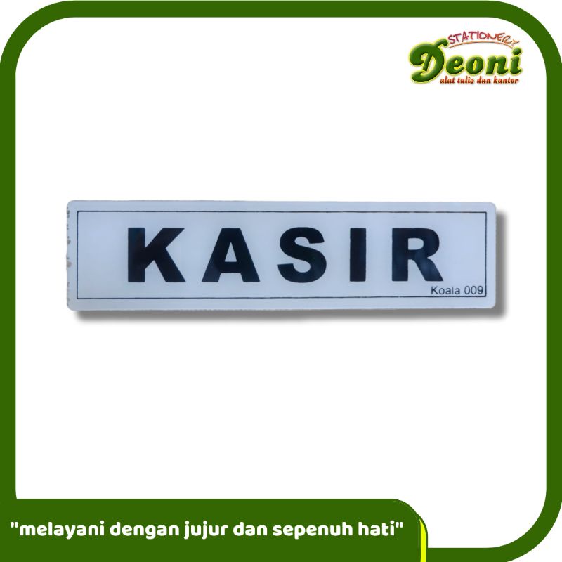 

KOALA Label Akrilik 6 X 21cm - KASIR