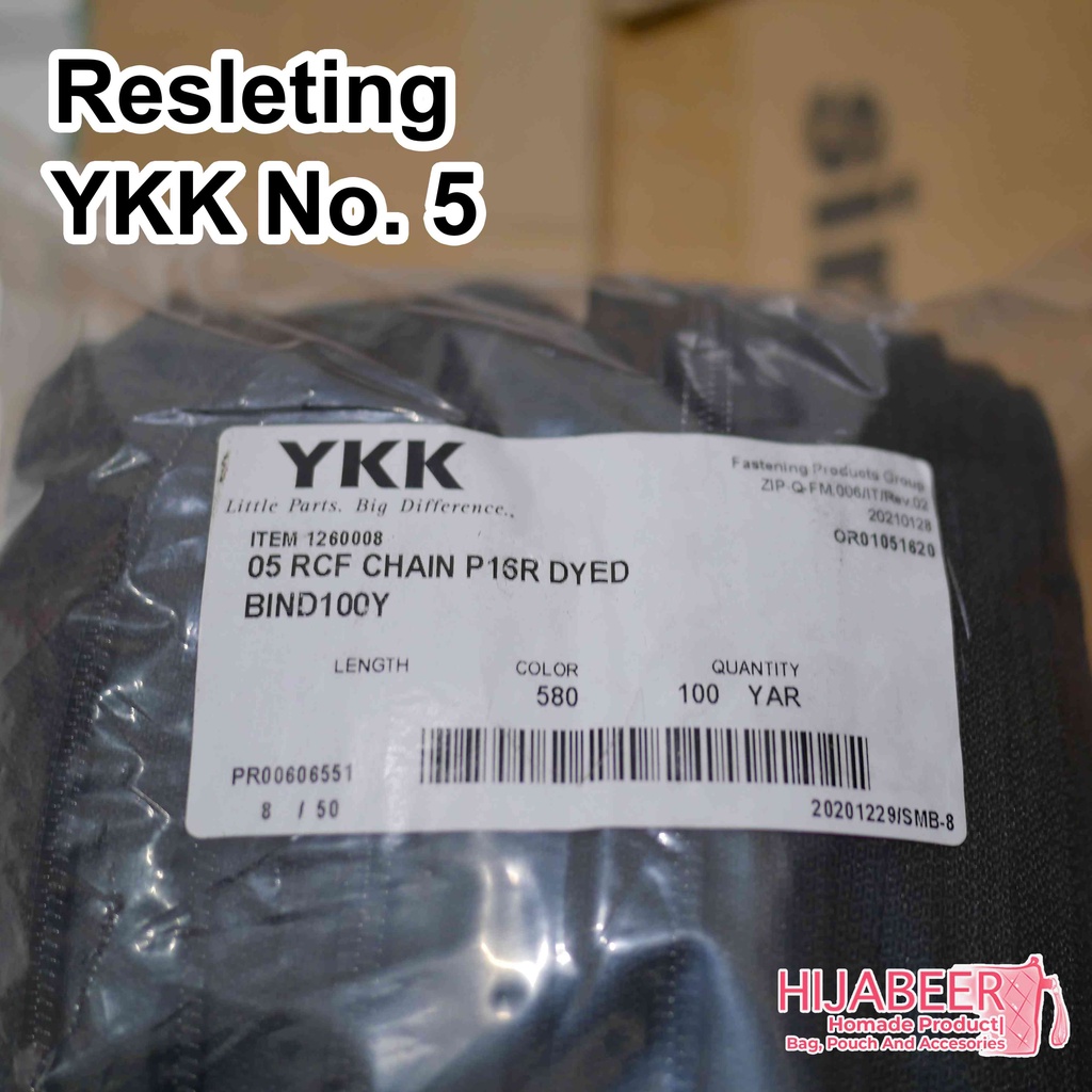 Resleting YKK no 5 /2 meter