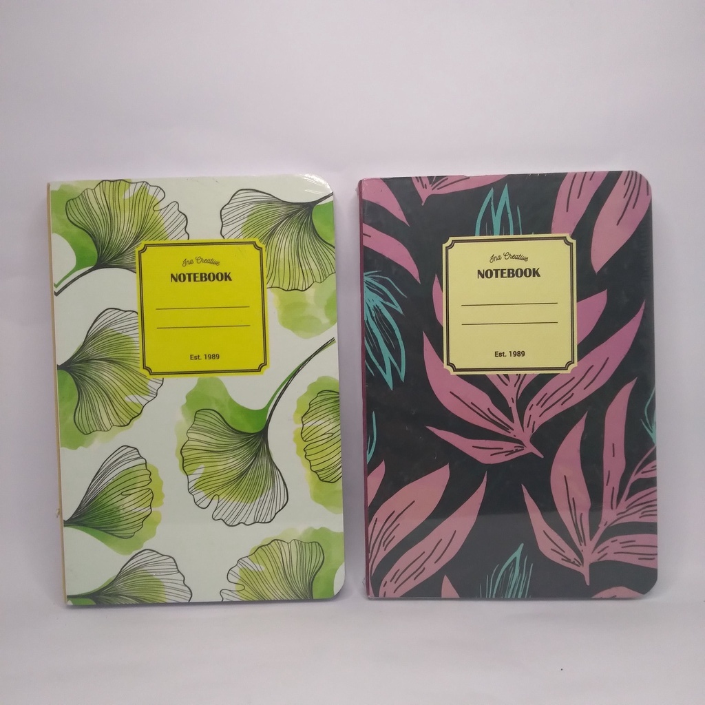 

NOTEBOOK HARD COVER MOTIF BUNGA DAN DAUN