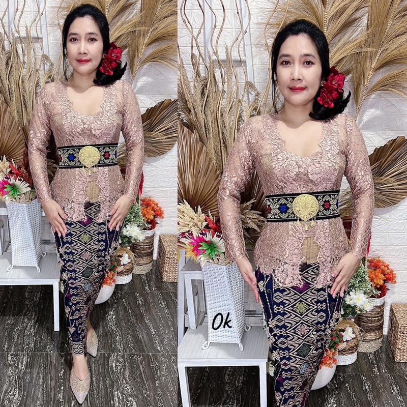 kebaya jadi brokad metalic