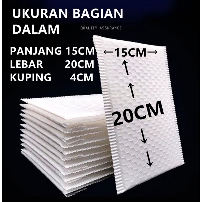 

BUBBLE AMPLOP - BUBBLE PACKING - BUBBLE MAILER 15X18+4 MURAH HARGA GROSIR LANGSUNG grosir langsung