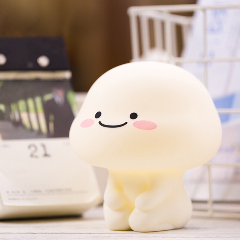 Warm Light Quby Lamp Tidur Quby Pentol Lampu Tidur Quby Star Moly Soft Head Touch Dimmer Lamp Viral