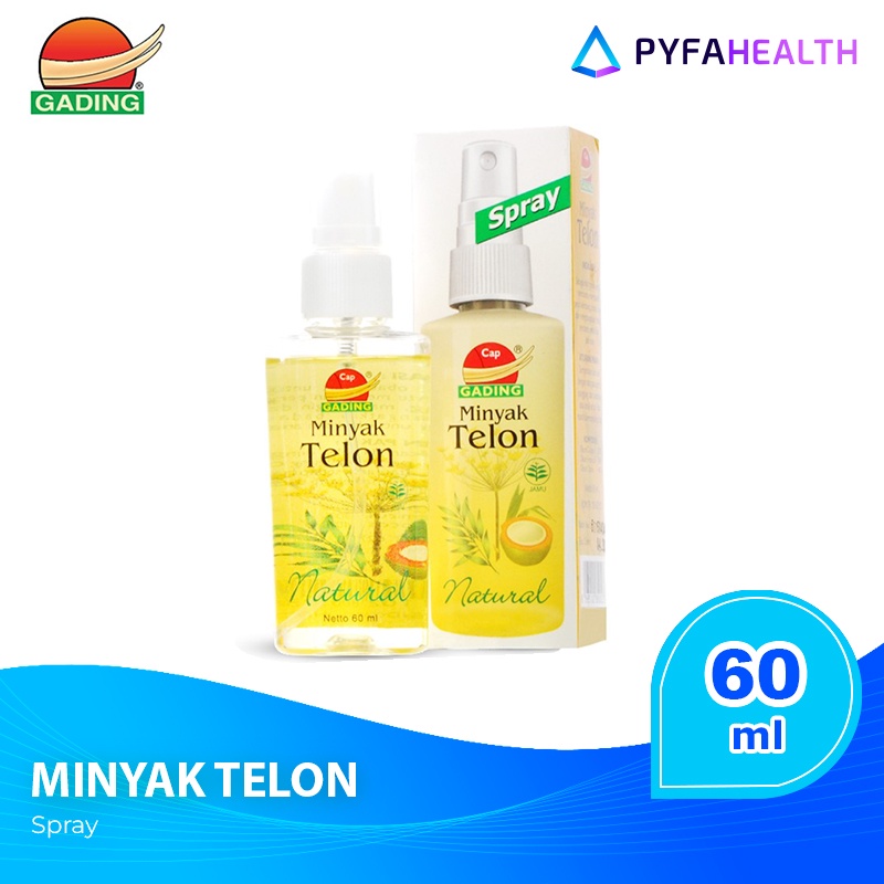 Minyak Telon Spray Cap Gading untuk Perut Kembung dan Masuk Angin - 60ml