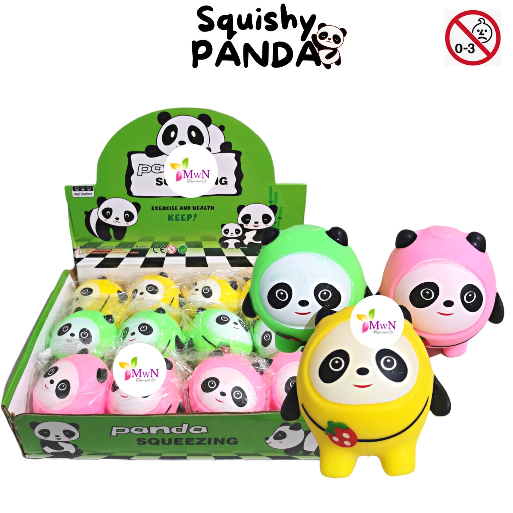 MWN Mainan Soft &amp; Squishy Bentuk Anak Panda Anti stress