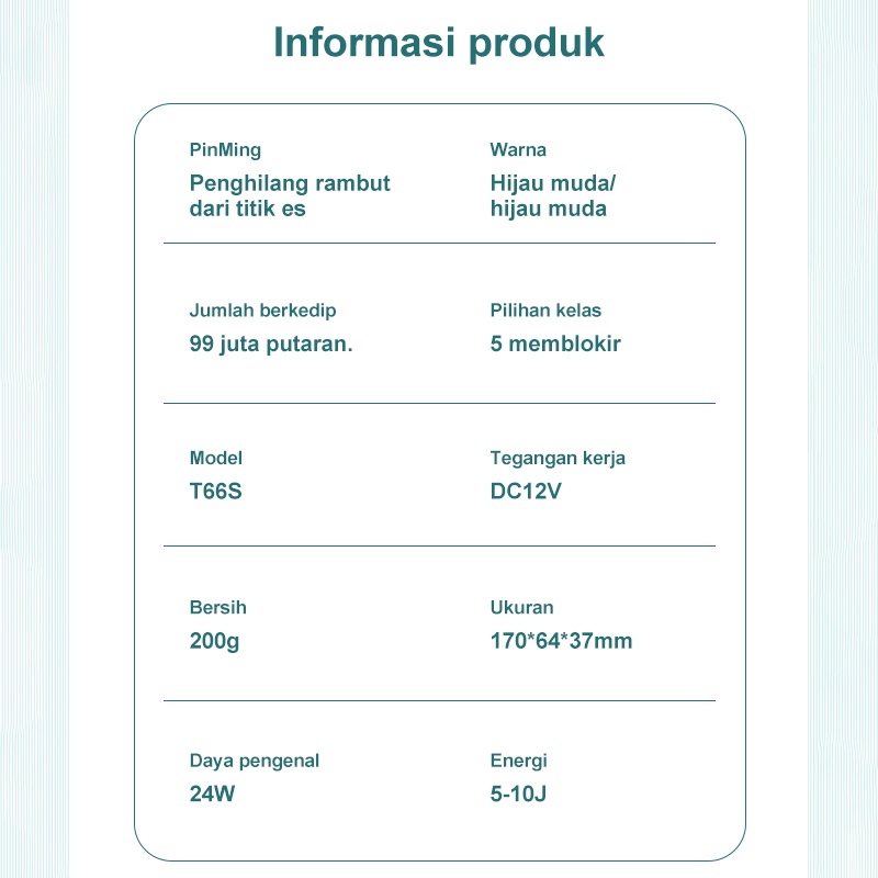 IPL Hair Removal Laser Penghilang Bulu / Artefak Penghilang Bulu Foton Portabel untuk Peremajaan Kulit Seluruh Tubuh Pria dan Wanita