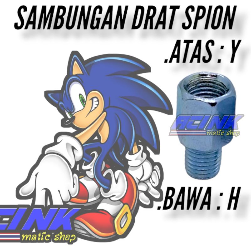 Sambungan Drat Spion Adaptor Drat spion Peninggi Drat spion