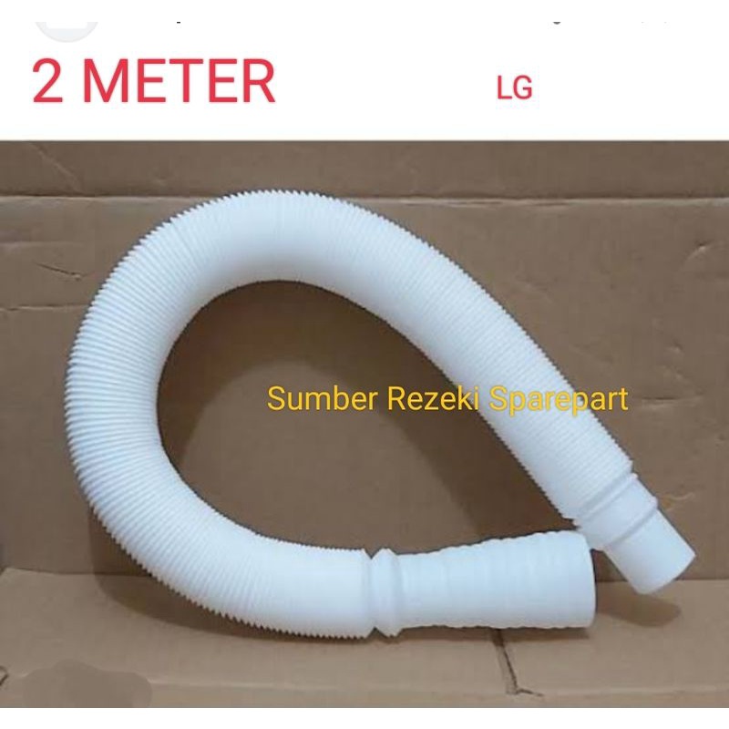 2 METER Selang Pembuangan Air Mesin Cuci LG 1 Tabung / 2 Tabung