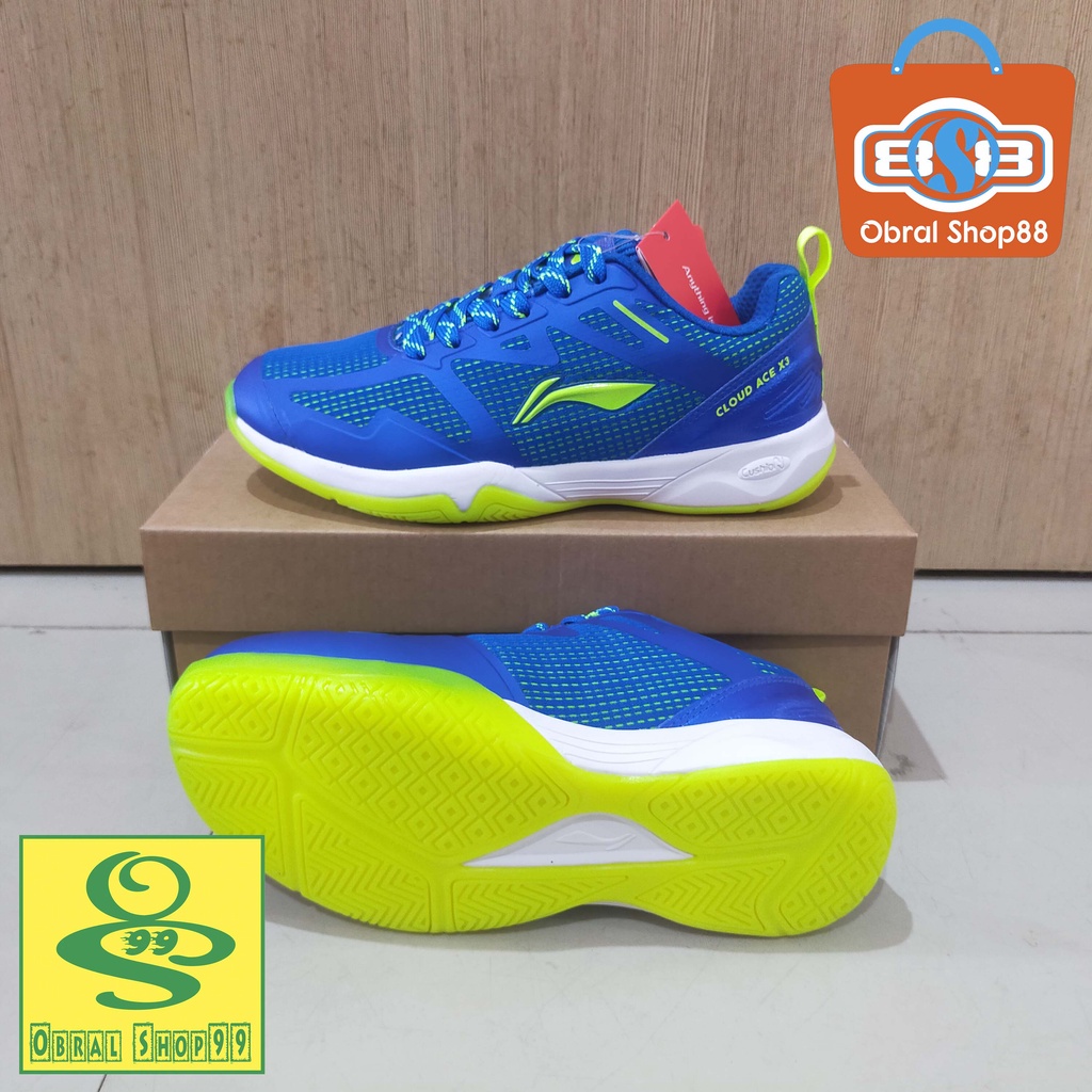 SEPATU BADMINTON LINING CLOUD ACE X3 ORIGINAL
