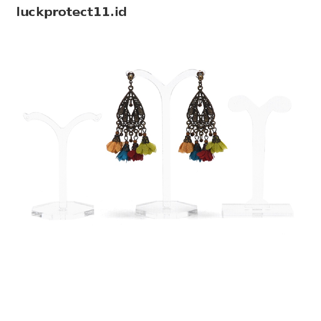 /Fashion Hot//// Rak Display Anting Juntai Stud Akrilik Berdiri Gantungan Perhiasan Organize Holder.