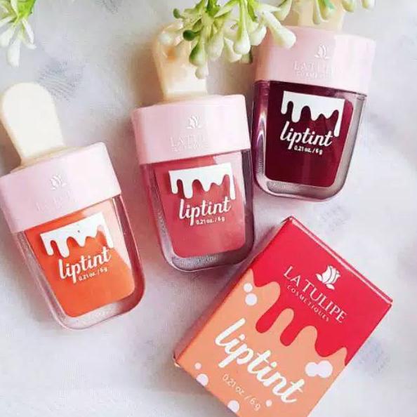 N869 ORIGINAL La Tulipe Cosmetiques Lip Tint Ice Cream Liptint Es Krim Diskon✔️ ㆈ