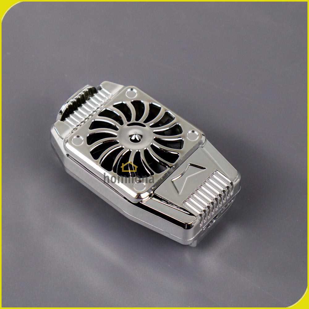 Smartphone Cooling Fan Kipas Pendingin Radiator Heat Sink - TaffGO H-15 - Black Silver