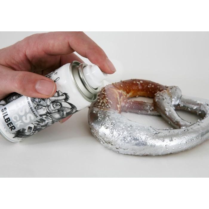

Pewarna Makanan Warna Silver / Gray Grey Edible Spray 078