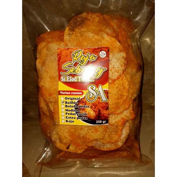 

keripik Elod Rasa Balado 80 gr || makanan enak murah