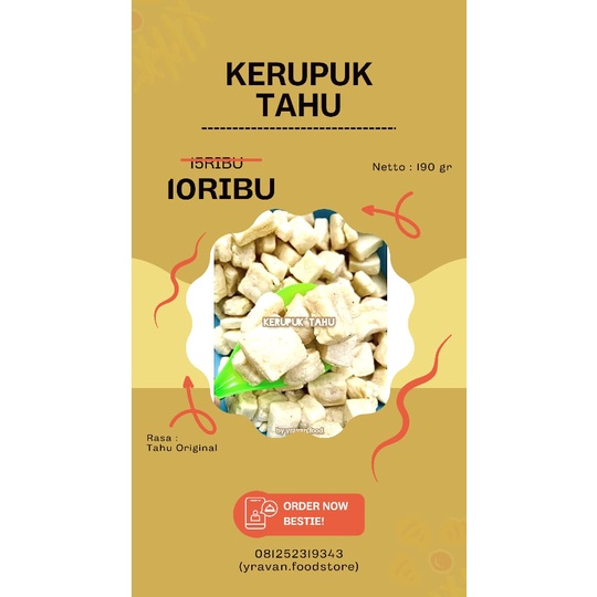 

Camilan "Kerupuk Tahu" by yravan.foodstore