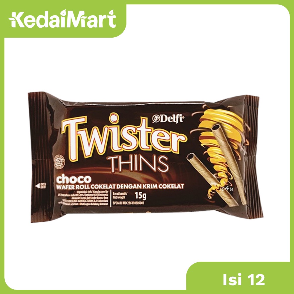 

Twister Thin Chocolate 12 x 15 Gram