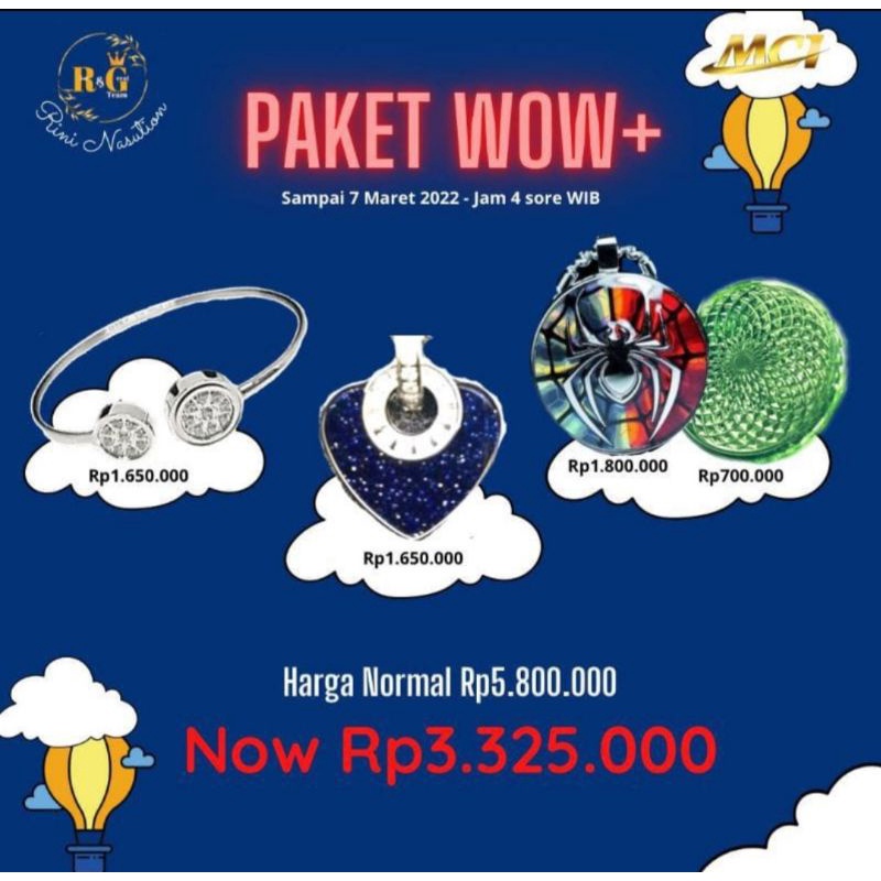 [PROMO hemat MCI] Paket kalung kesehatan MCI terbaru