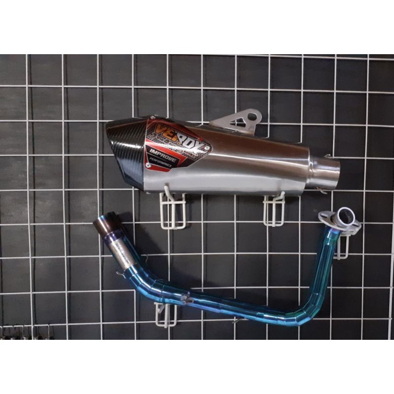 Knalpot racing Original VEROX Tipe Gera short Nmax old,2020Aerox Pcx Xmax Adv Scoopy Vario not WRX C