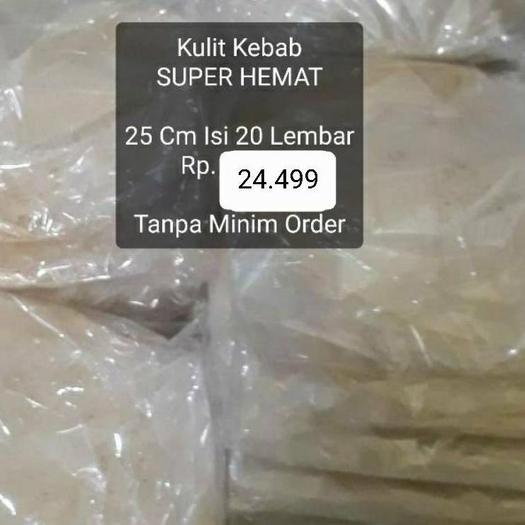

TOP PRODUCT Kulit Kebab Harga Super Hemat 25 Cm Isi 20 Lembar Tortila Enak Tortilla Top ✦ 872