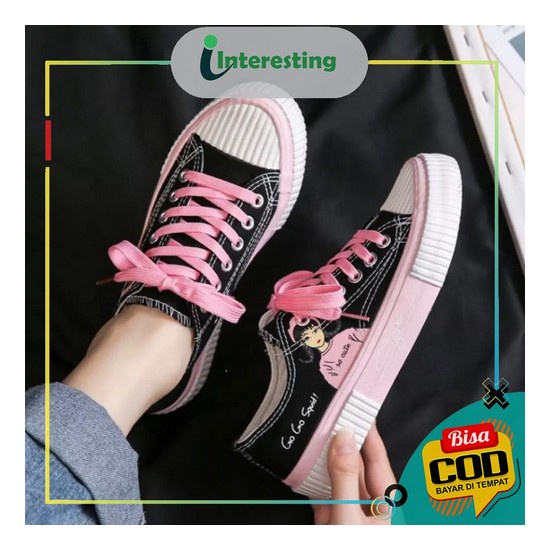 Sepatu Wanita Import Branded Putih Original 100% Sepatu Wanita Terbaru Sepatu Sneaker Wanita - Sneak