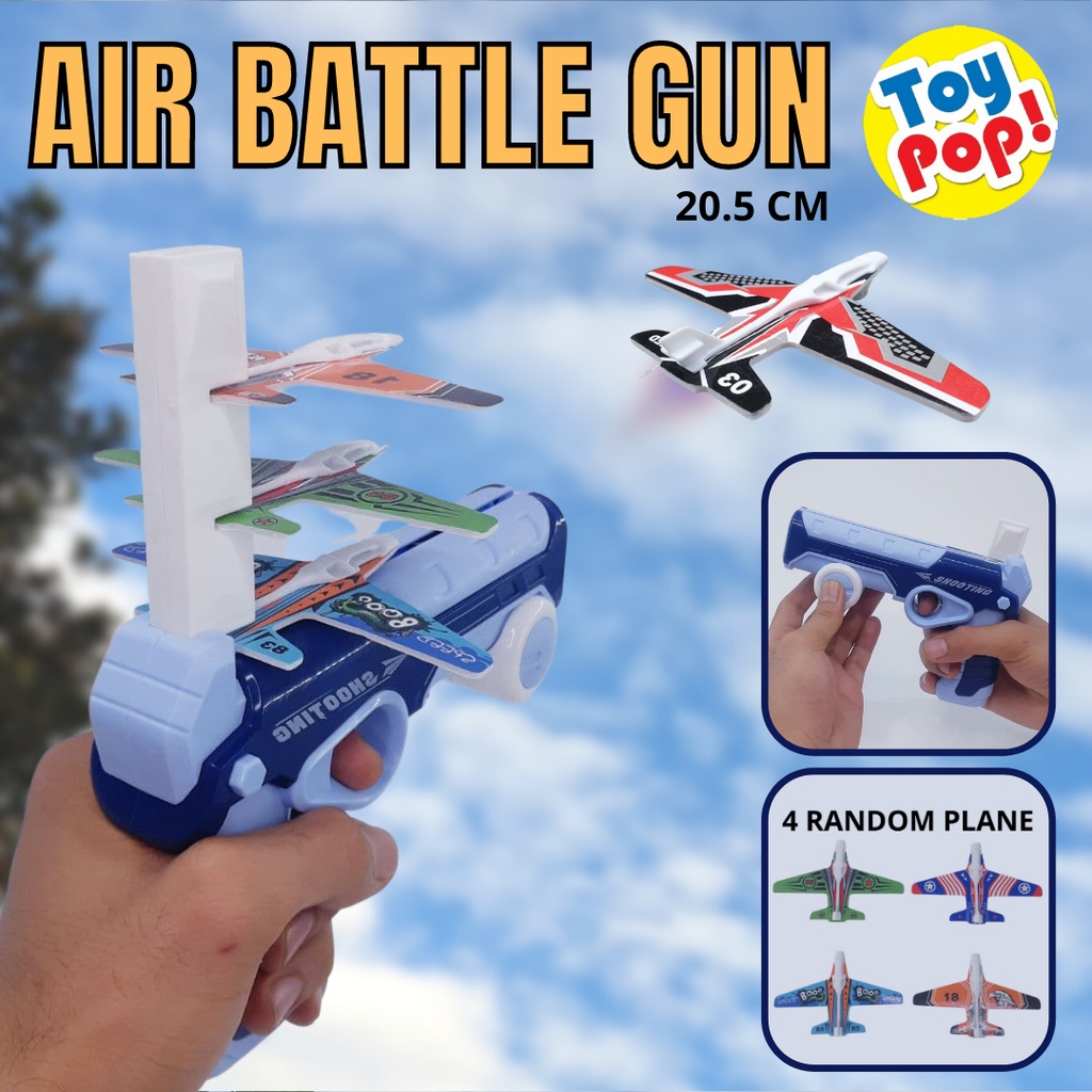 Mainan Anak Air Battle Gun Pesawat Terbang 4pcs