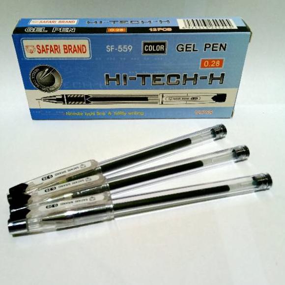 

ズ SELUSIN ( 12 PCS ) Pulpen Hi-Tech-H Hitech Hitec Safari / EDS ON 0.28 mm Gel Pen Hi-Tech-H Safari / EDS ON 0.28mm ➔