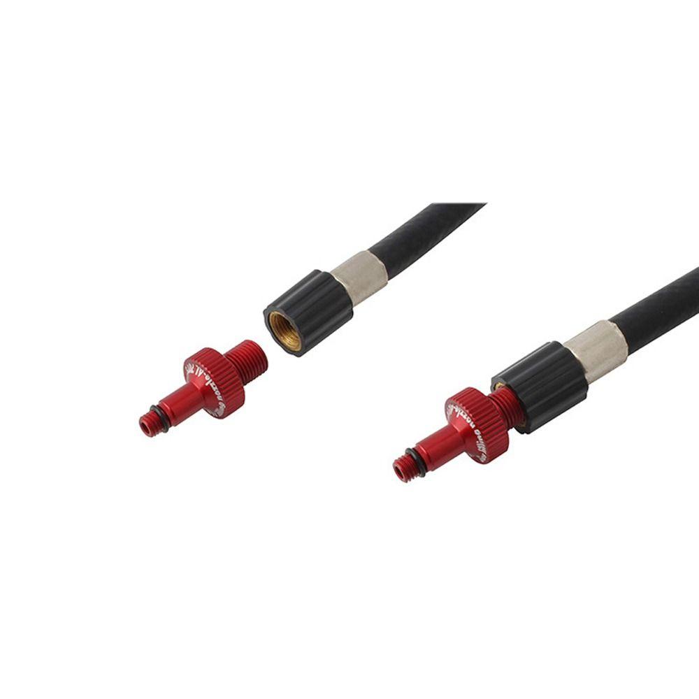 Agustina Aerated Konversi Nozzle MTB Sepeda Gunung Anti-Korosi Alat Pengisian Bahan Bakar Adaptor Shock Absorber Aerated Nozzle Nosel Gas