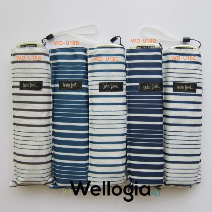 Payung Lipat Uv Block 90% Ori Jepang Waterfront - Ringan