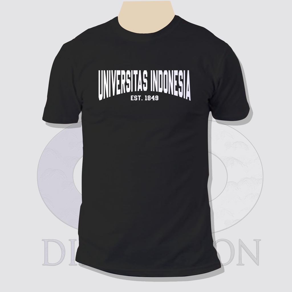 KAOS DISTRO PERGURUAN TINGGI UNIVERSITAS INDONESIA EST. 1849 / UNIVERSITAS INDONESIA KAOS LENGAN PEN