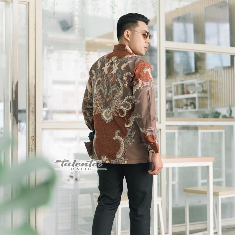 Batik PREMIUM Katun Halus Bturaden choco terakota