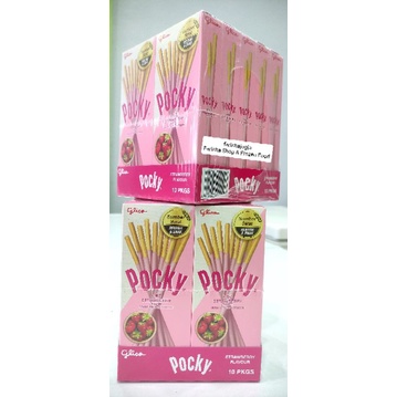 ✨ FSFF ✨ Pocky Glico Biskuit Stik Coklat Strawberry 21g