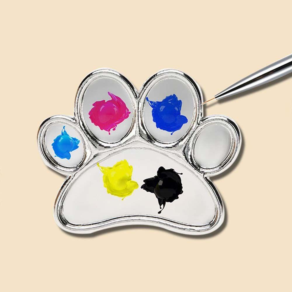 Augustina Pajangan Kuku Cincin Tips Jepang UV Gel Polish Lukisan Nail Color Alat Cincin Dicat Nail Art Palette