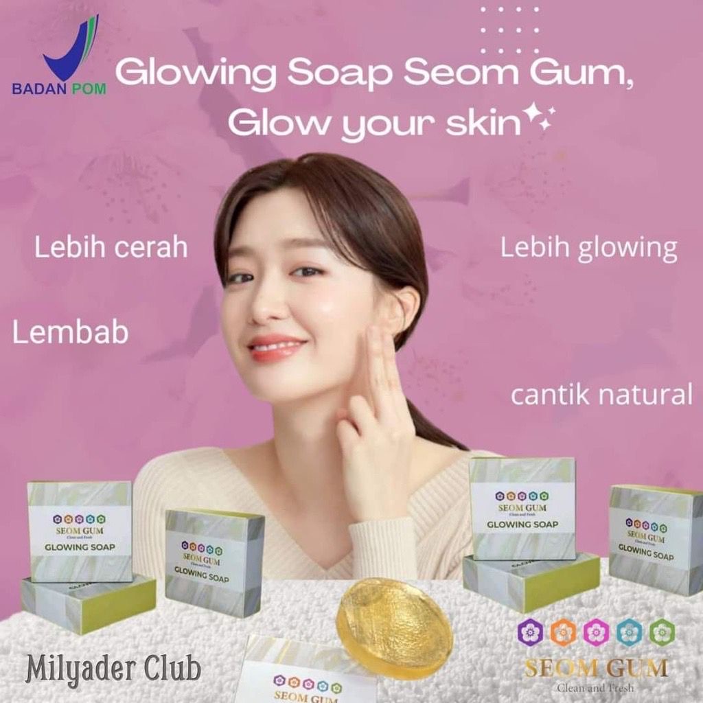 SABUN SEOM GUM GLOWING / SEOM GUM FEMININE SOAP / SABUN GLOWING MULTIFUNGSI ORI BPOM