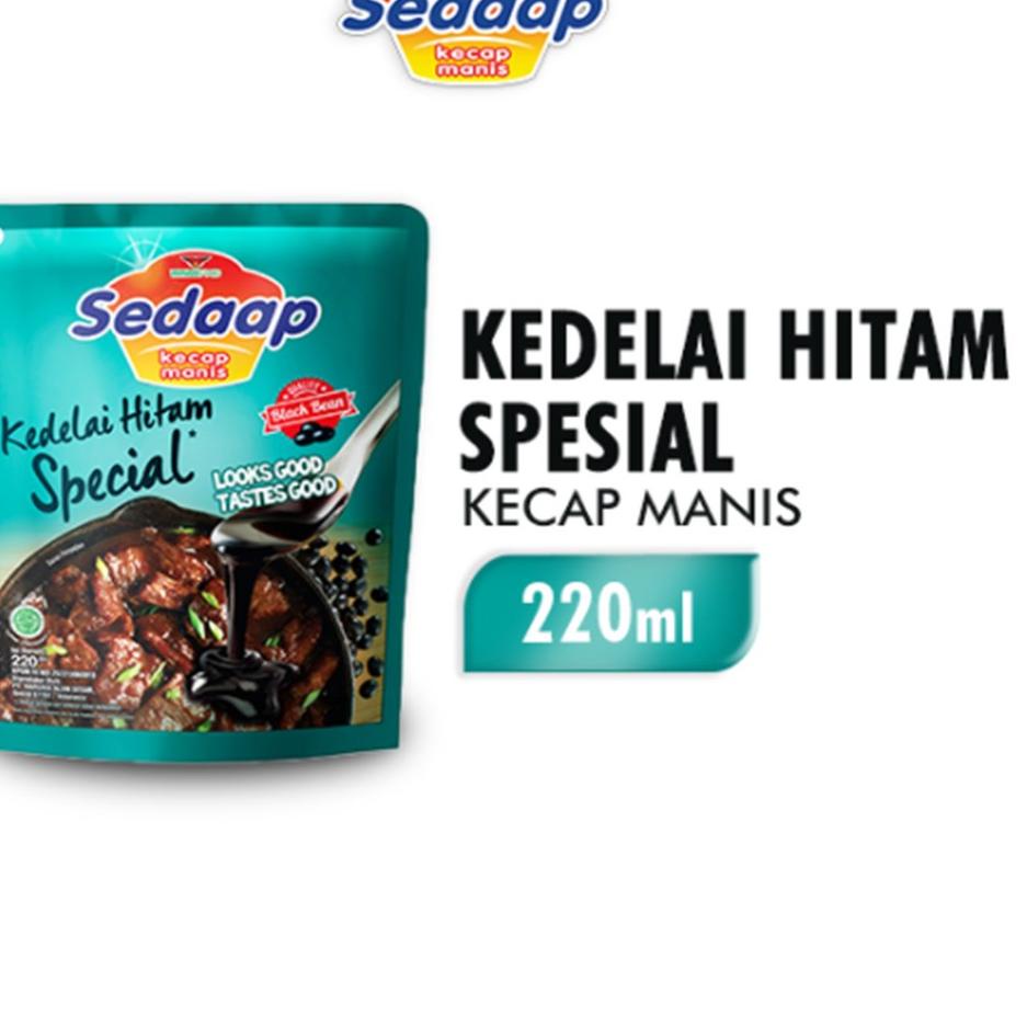 

ハ Sedaap Kecap Kedelai Hitam Spesial Refill Pouch 220 ml ❣