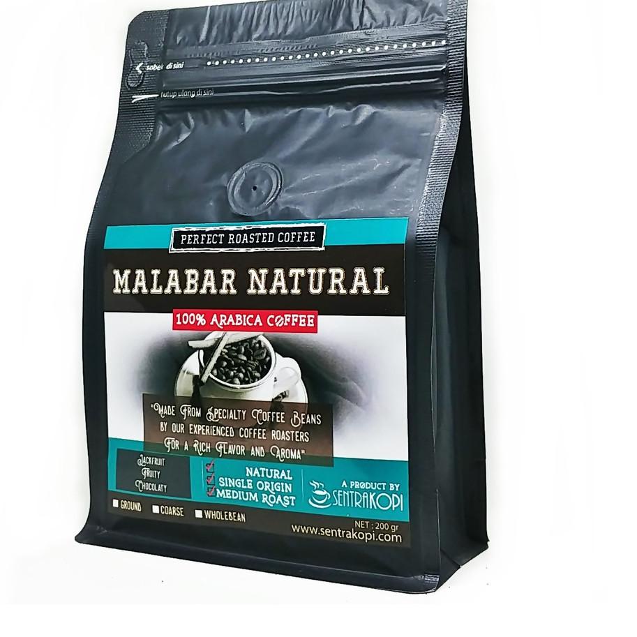 

BISA COD ✔️Arabika Malabar Natural 200 Gr - Bubuk / Biji - Premium Arabica Coffee by Sentra Kopi|RA7