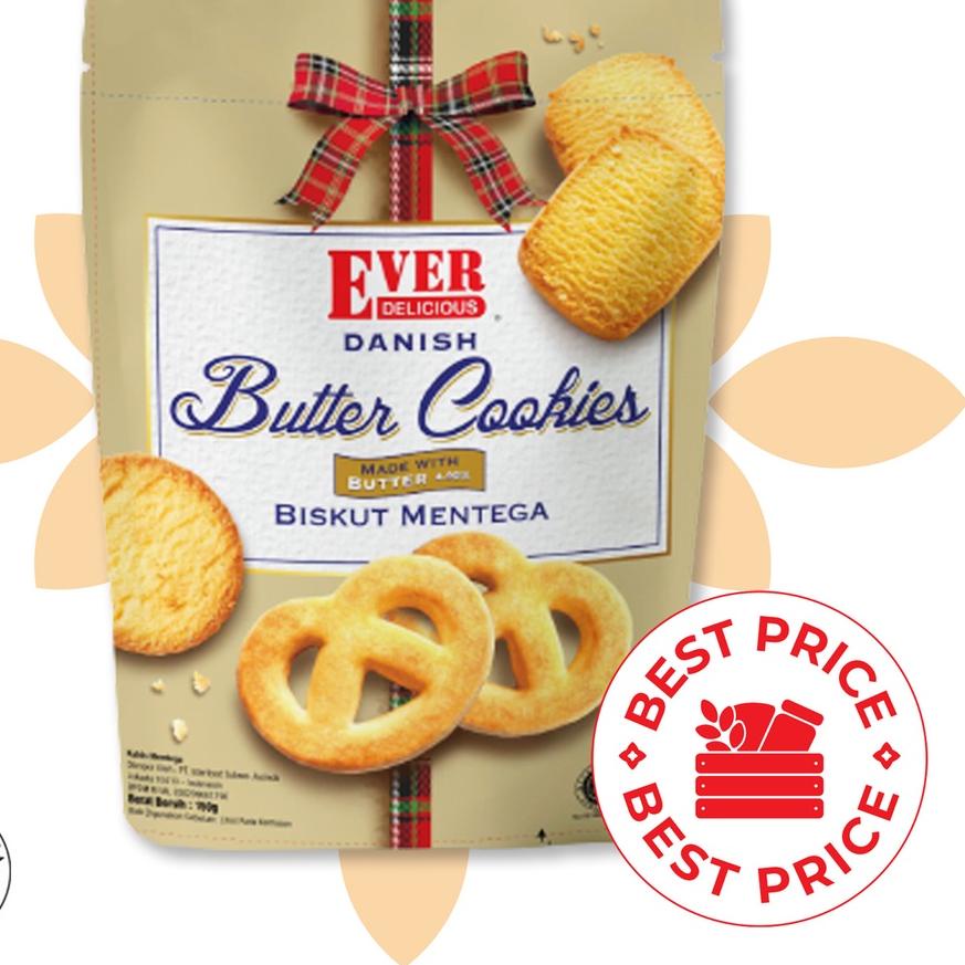 

Terkini EVER DELICIOUS - DANISH BUTTER COOKIES - 150 GR.