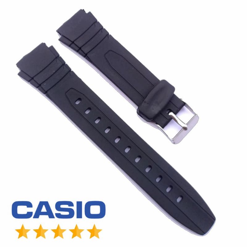 Tali Jam Tangan Casio W-752 Hitam Rubber Kuat