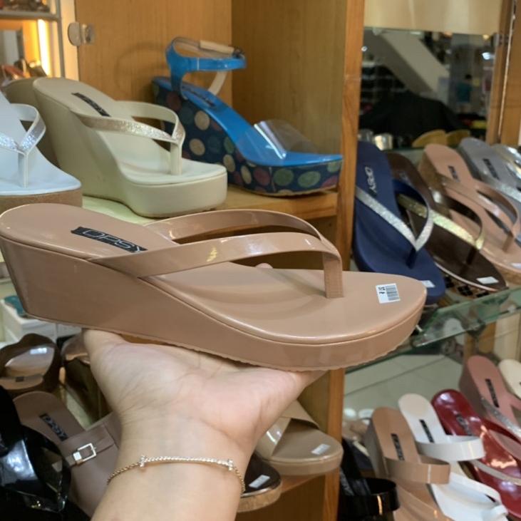 Murah Meriah SANDAL OPSY ORIGINAL READY/OPSY 5CM/sandal tali wedges/ wedges 5cm / COD / BEST SELLER 