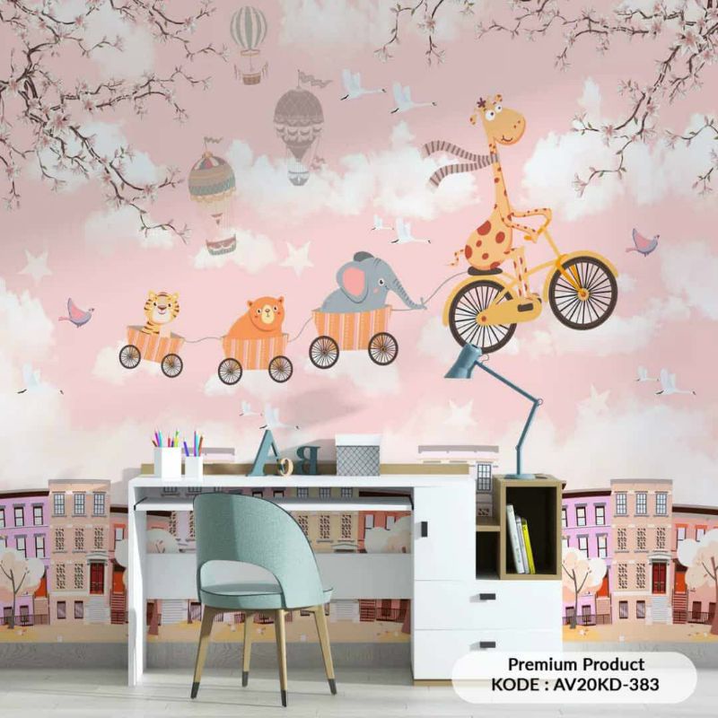 Wallpaper Custom Tema Anak | Wallpaper Kamar Anak | Wallpaper kids | Wallpaper Dinding Kamar Anak
