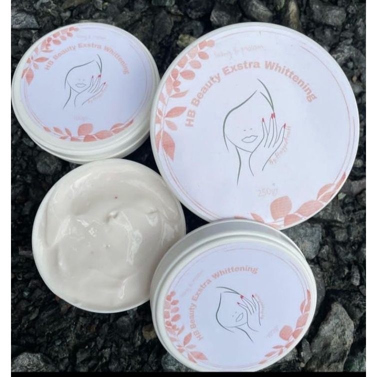 Hb beauty ektra whitening 250gr
