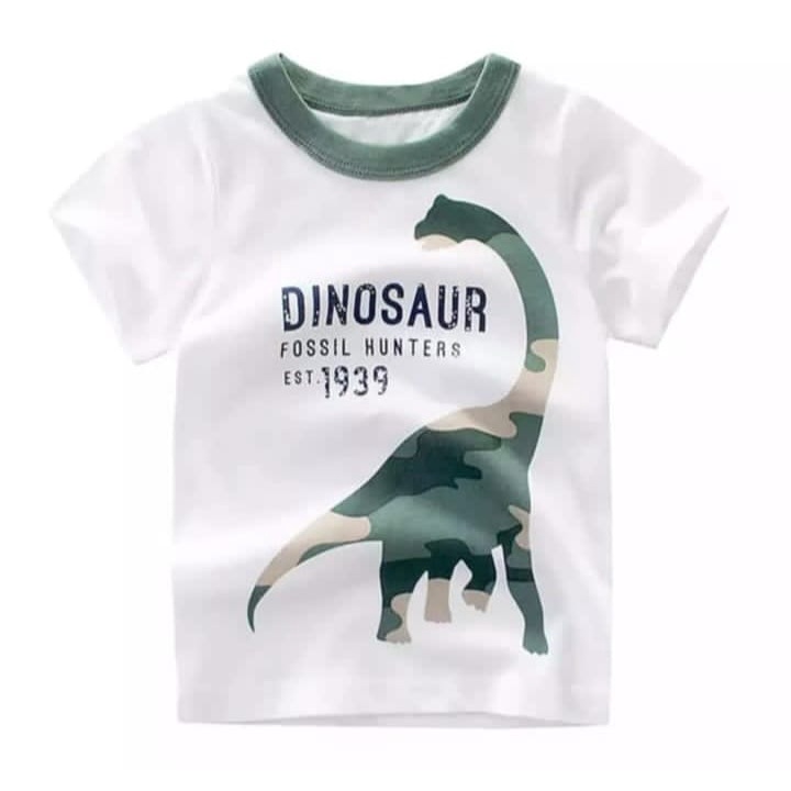 SETELAN BAJU ANAK DINOSAURUS ARMY TENTARA DINOSAURUS UNTUK ANAK 2-6 TAHUN BISA COD