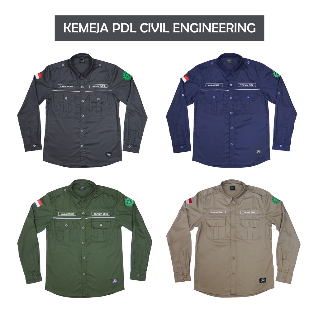 Kemeja PDL Civil Engineering Teknik Sipil