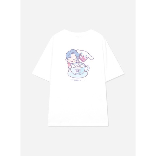 READY STOCK OFFICIAL NCT X SANRIO SHORT SLEEVE TSHIRT JENO VERSION SIZE M