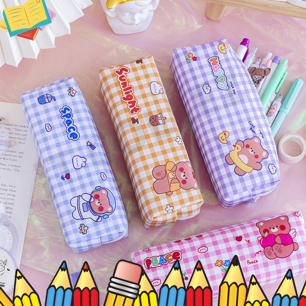 

[JTC] Tempat Pensil / Kotak Pensil Motif Boneka Beruang Lucu (JT0037)