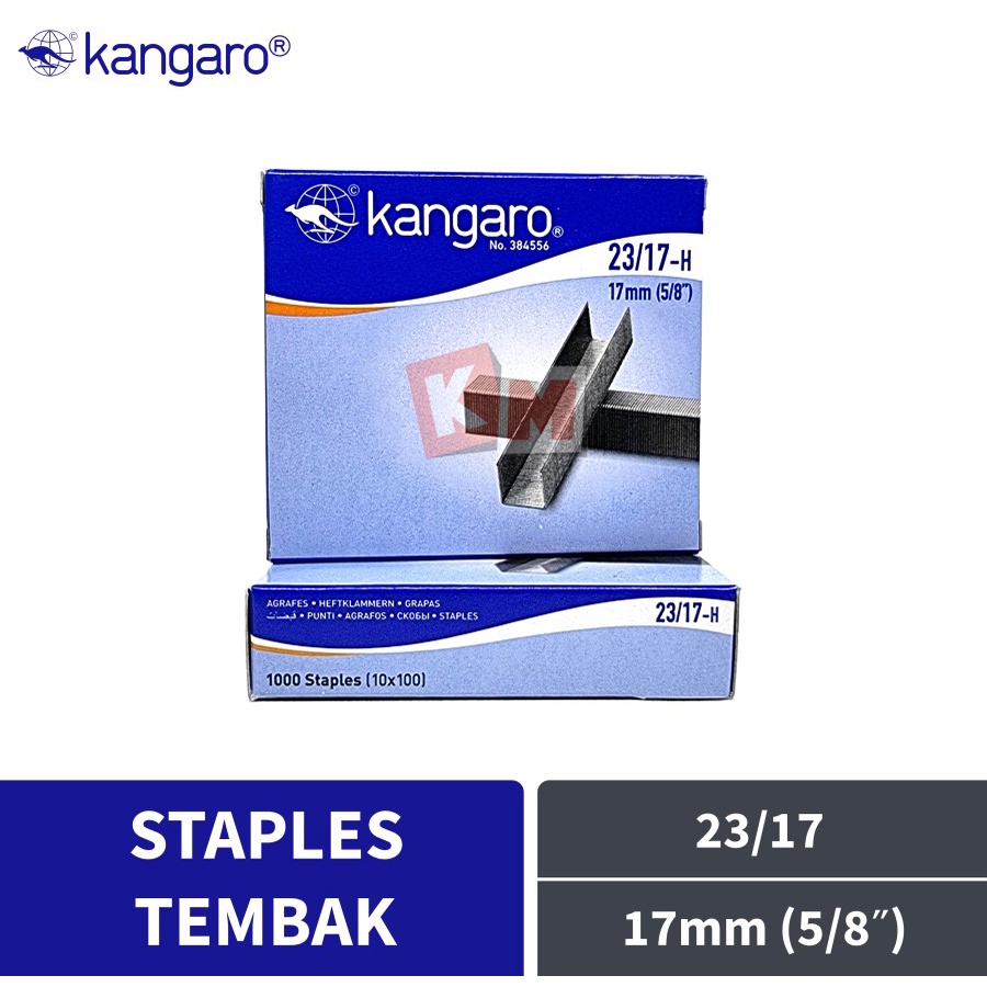 Isi Stapler / Staples Tembak Kangaro 23/17 2317 (1217)