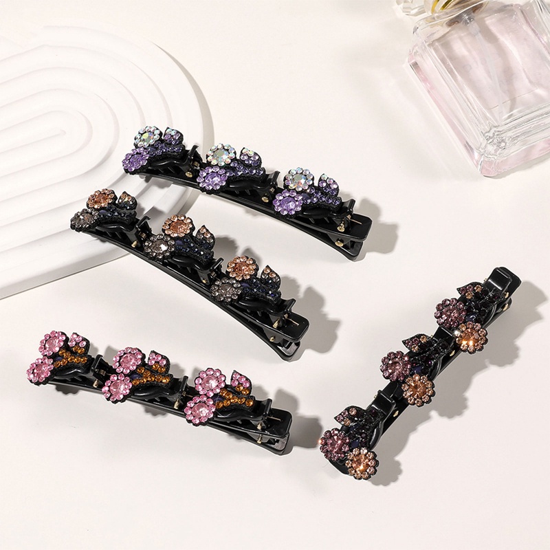 Manis Warna Kristal Musim Semi Rambut Klip Pin Handmade Manik-Manik Jepit Rambut Untuk Wanita Gadis Fashion Sederhana Aksesoris Rambut Hiasan Kepala