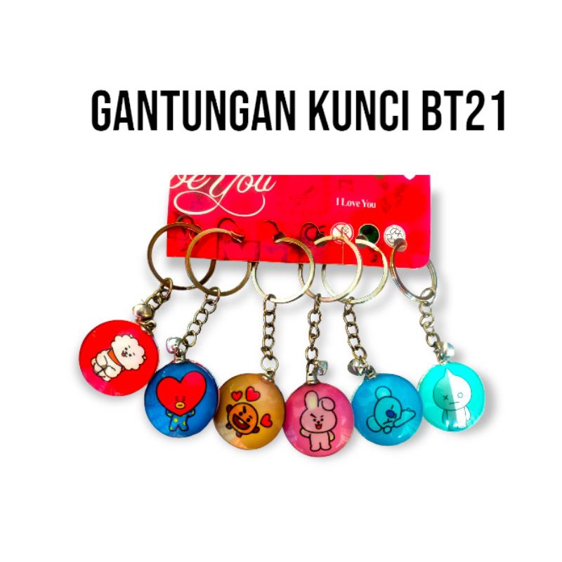 Jual Gantungan Kunci Bt21 Gantungan Kunci Terbaru Kekinian Bt21