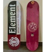 ELEMENT Wind Water Fire Earth Logo 8 Inch Skateboard Deck + Griptape