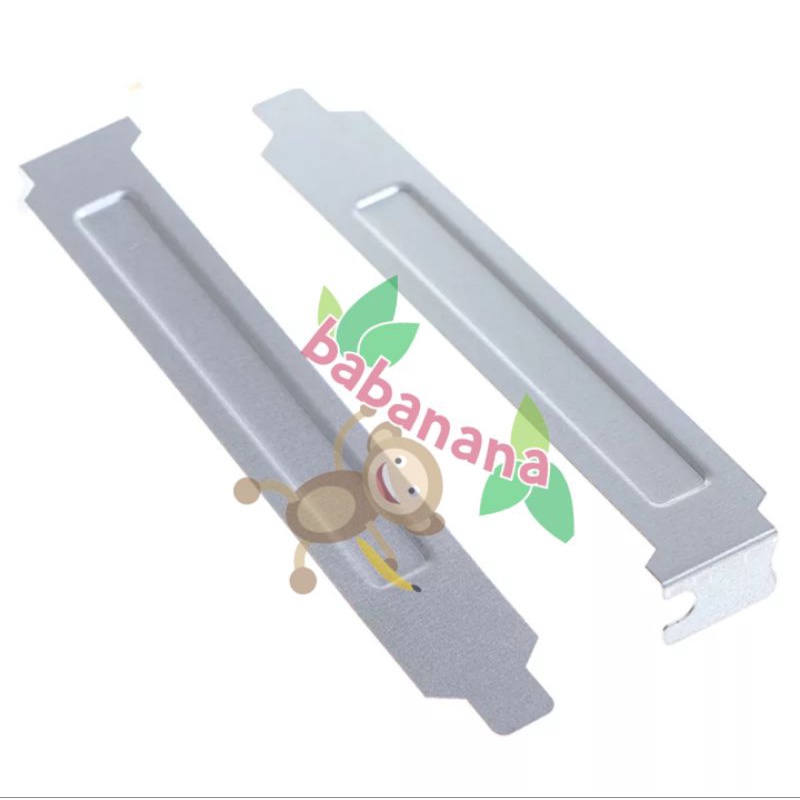 Slot Cover pcie pci polos case pc casing komputer back silver tutup