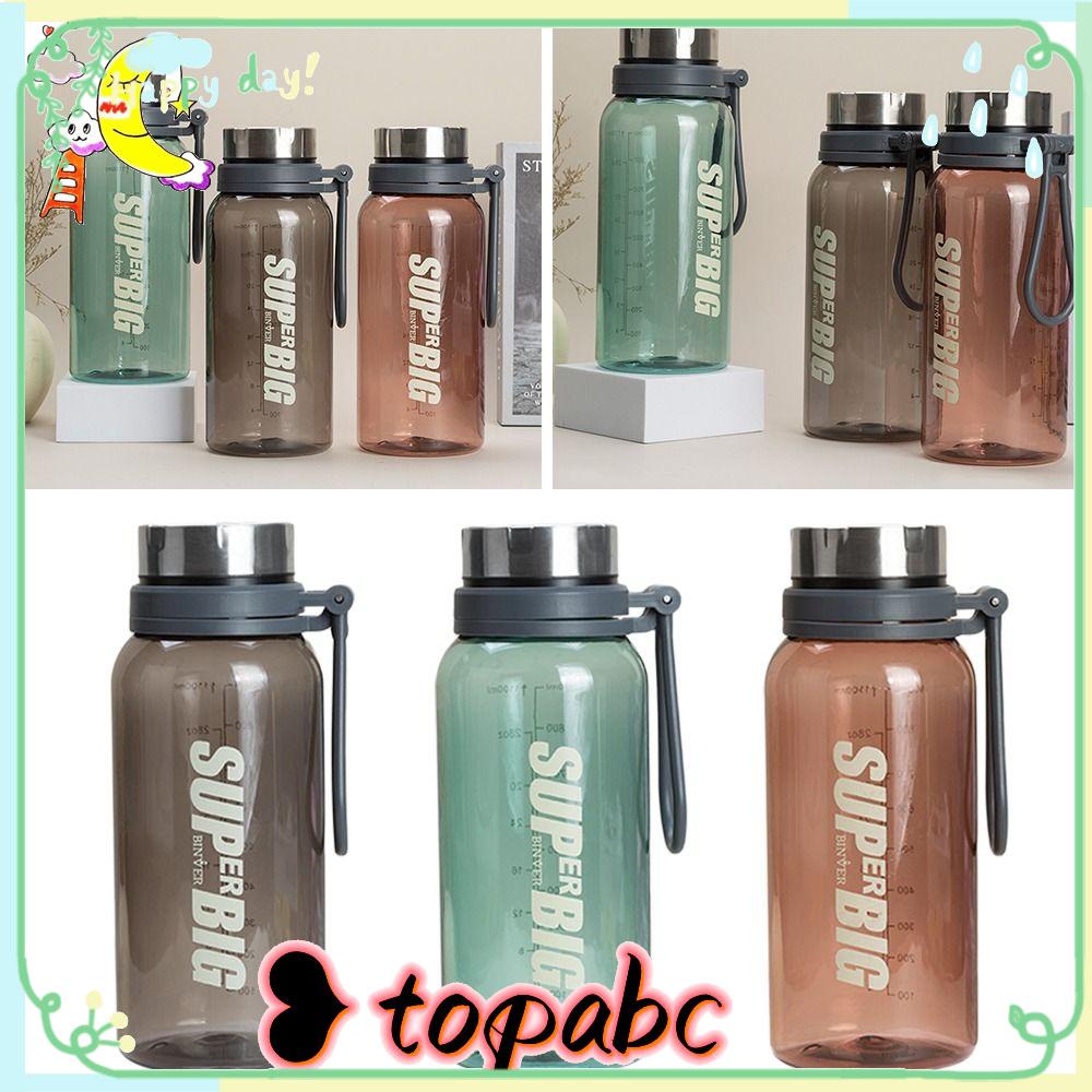 Top 1160ml Sports Water Bottle Botol Minum Frosted Plastik Portable